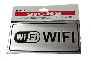 Ταμπελάκι WIFI 20x9cm