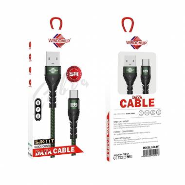 Wisdomup Καλώδια δεδομένων Micro-USB SJX-11V 5A