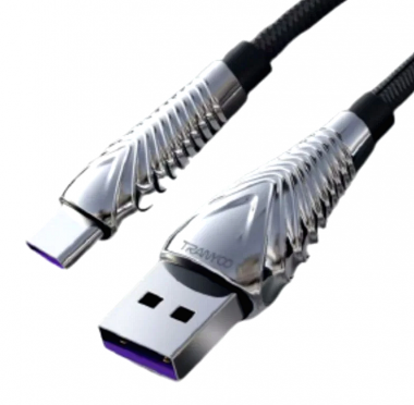 Καλώδιο Δεδομένων Ταχείας Φόρτισης TYPE-C T-X17C 5Α 1M