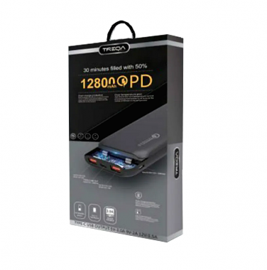 Power Bank 12800mAh TREQA TR-925 (Λευκό & Μαύρο)