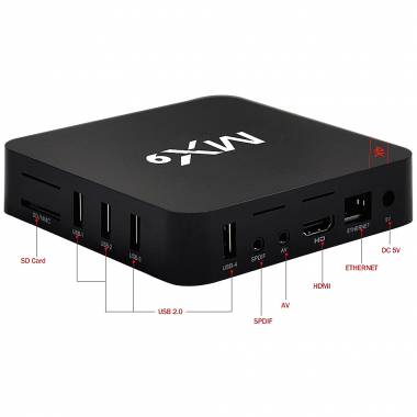 TV BOX 4K ULTRA HD Android 11.1 Smart 5G-MX9 128GB
