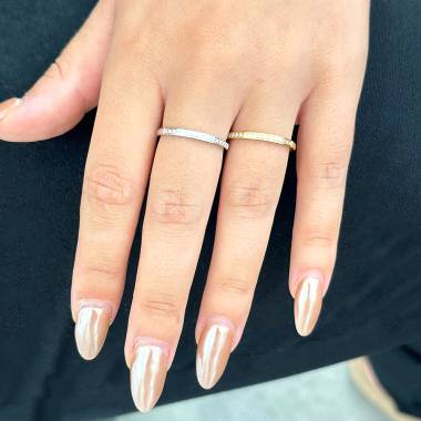 Γυναικείο Ατσάλινο Δαχτυλίδι Με Στρας - Woman's Steel Ring