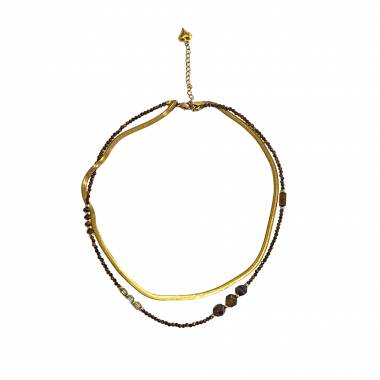 Γυναικείο Ατσάλινο Κολιέ Με Χάντρες – Women’s Steel Necklace