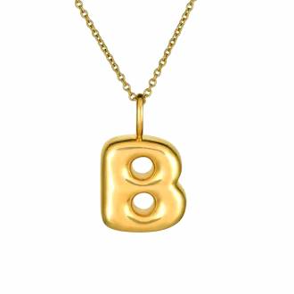 Γυναικείο Ατσάλινο Κολιέ Μονόγραμμα C - Women's Steel Necklace Monogram C