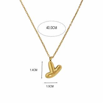 Γυναικείο Ατσάλινο Κολιέ Μονόγραμμα "Z"- Women's Steel Necklace Monogram "Z"