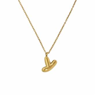 Γυναικείο Ατσάλινο Κολιέ Μονόγραμμα "Z"- Women's Steel Necklace Monogram "Z"