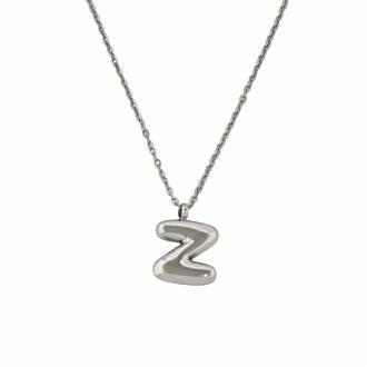 Γυναικείο Ατσάλινο Κολιέ Μονόγραμμα "Z"- Women's Steel Necklace Monogram "Z''