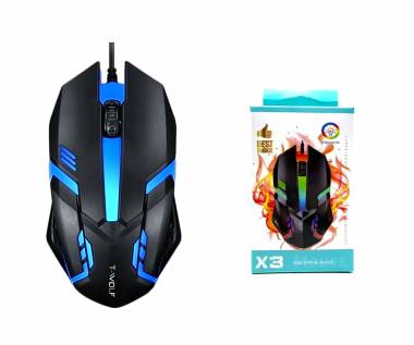 Ποντίκι Gaming Ενσύρματο με 7 LED RGB Χ3