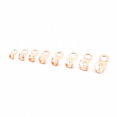 RChang Ακροδέκτες Οπής Χάλκινο 80τμχ W12101 - Copper terminal 80pcs