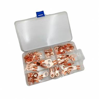 RChang Ακροδέκτες Οπής Χάλκινο 80τμχ W12101 - Copper terminal 80pcs