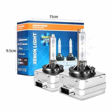 Xenon Λάμπα αυτοκινήτου D1S 6000K 12V 2τμχ - Super Vision xenon light
