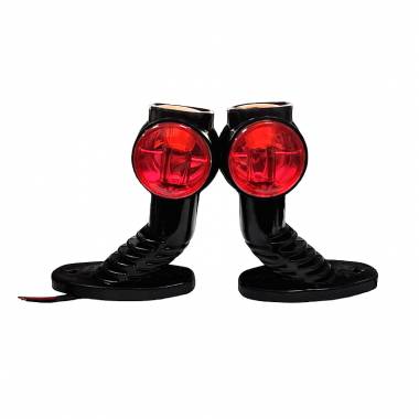 Ζευγάρι Φώτα Όγκου LED Πορτοκαλί-Κόκκινο – LED Volume Lights Orange – Red