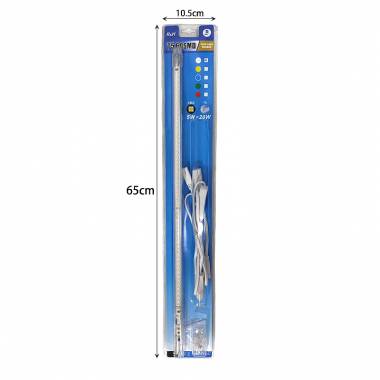R&H Φωτιστικό Πάγκου Κουζίνας LED 5W Ψυχρό Λευκό με Διακόπτη 58εκ. - LED Mirror Lights T5 60SMD