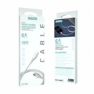 Treqa CA-8641 καλώδιο δεδομένων 1m USB σε Micro - Fast Charging Cable