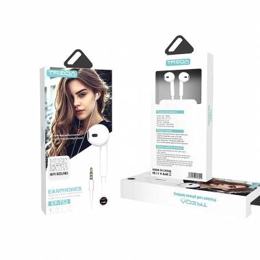 Treqa Ενσύρματα Ακουστικά 3.5mm EP-752- Earphones