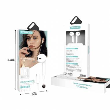 Treqa Ενσύρματα Ακουστικά type-C EP-754 - Earphones