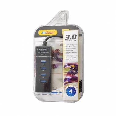 Andowl Q-303 USB 3.0 Hub 4 Θυρών με σύνδεση USB-C - USB HUB
