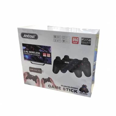 Andowl Ασύρματα χειριστήρια παιχνιδιών 2.4G Q-GS980 - Wireless Controller Gamepad with 4K Ultra HD Game Stick