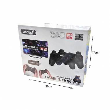 Andowl Ασύρματα χειριστήρια παιχνιδιών 2.4G Q-GS980 - Wireless Controller Gamepad with 4K Ultra HD Game Stick