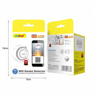 Andowl WiFi αισθητήρας καπνού και φωτιάς Q-YW30 - WiFi Smoke alarm Q-YW30