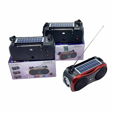 EPE FP-227-S Φορητό Ηλιακό Ηχείο με USB & φακό – Wireless speaker with USB & torch
