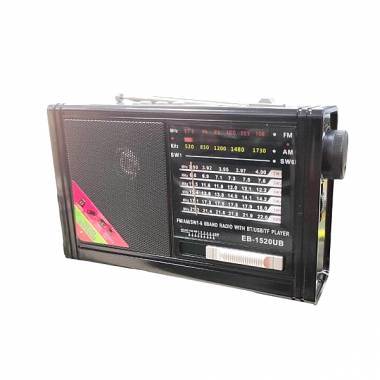 EB-1520UB Φορητό Ραδιόφωνο με USB & φακό – Radio torch