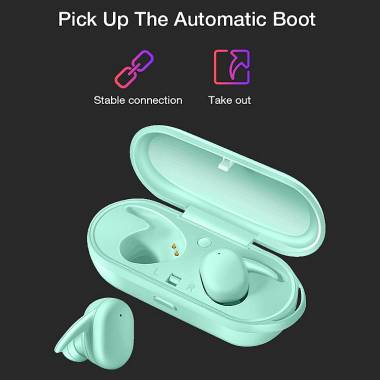 Αδιάβροχα Ασύρματα Ακουστικά Bluetooth με Θήκη Φόρτισης DT-7 IPX
