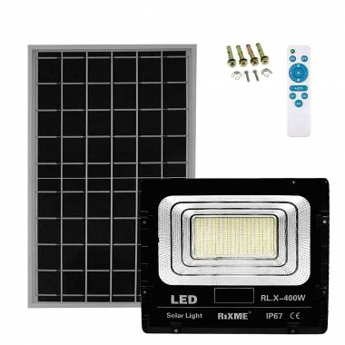 400W Ηλιακός Προβολέας Αδιάβροχος Rixme 32000LM με Πάνελ & Τηλεκοντρόλ