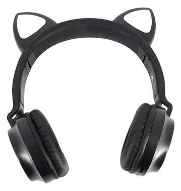 Ασύρματα Σπαστά Ακουστικά Bluetooth RGB LED Ear Cat & Μικρόφωνο