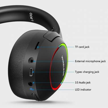 Ασύρματα Ακουστικά L800 - Life Studio RGB Gaming Pro Stereo Headphones