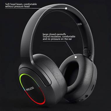 Ασύρματα Ακουστικά L800 - Life Studio RGB Gaming Pro Stereo Headphones
