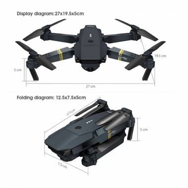 Drone με Κάμερα & Χειριστήριο Micro Foldable QA-FY6
