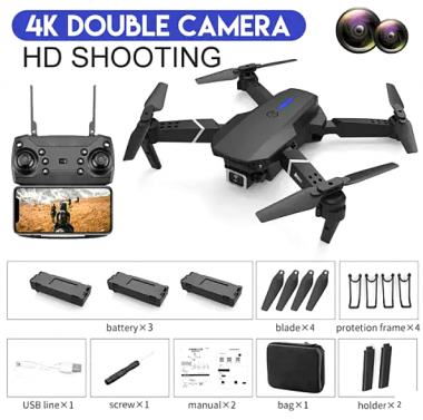 Drone 4K HD με Διπλή Κάμερα Wifi
