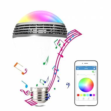 Έξυπνη Λάμπα LED RGB Bluetooth Speaker Ηχείο