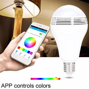 Έξυπνη Λάμπα LED RGB Bluetooth Speaker Ηχείο