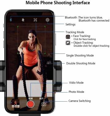 Έξυπνη Περιστρεφόμενη Βάση Robot 360° για Smartphones Apai Genie Robot-Cameraman