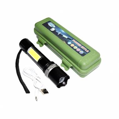 Επαναφορτιζόμενος Φακός Led Outdoor με USB