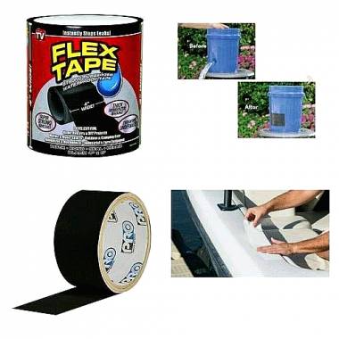 Aδιάβροχη μονωτική ταινία Flex Tape - 10cm x 1,5m