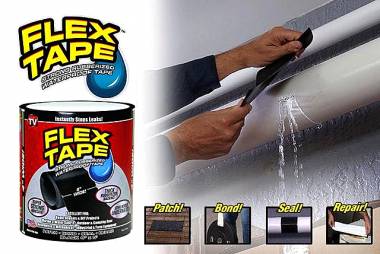 Aδιάβροχη μονωτική ταινία Flex Tape - 10cm x 1,5m
