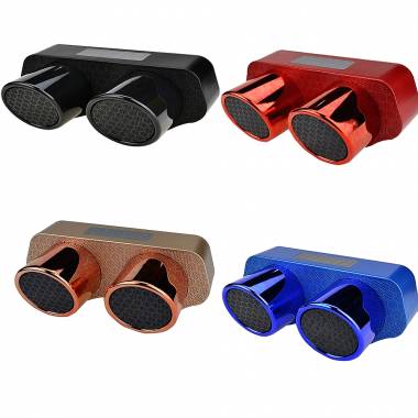 Φορητό Διπλό Ηχείο Bluetooth Εξάτμιση 10w BT/USB/TF/AUX