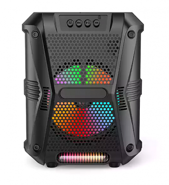 Φορητό Ηχείο Εξωτερικού Χώρου 20w Bluetooth RGB (USB,FM,AUX,καλώδιο Micro USB) με Δώρο Μικρόφωνο