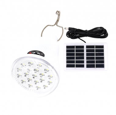 Ηλιακή Λάμπα LED Επαναφορτιζόμενη με Πάνελ 5W 20SMD