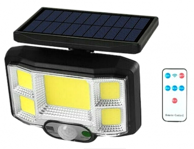 Ηλιακός Προβολέας LED με Αισθητήρα Κίνησης 18W JB-2168B