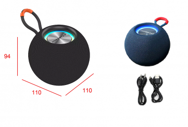 Hopestar H52 Αδιάβροχο Ηχείο Bluetooth 5W με Ραδιόφωνο Μαύρο