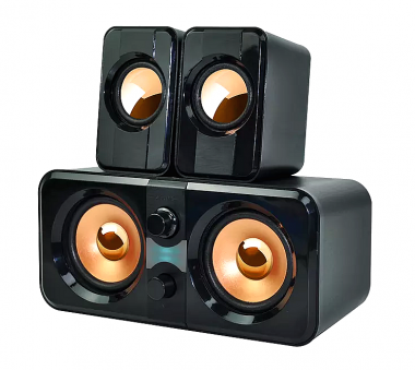 Ηχεία Υπολογιστή 2.1 με Ισχύ 2x3w HIFI Stereo
