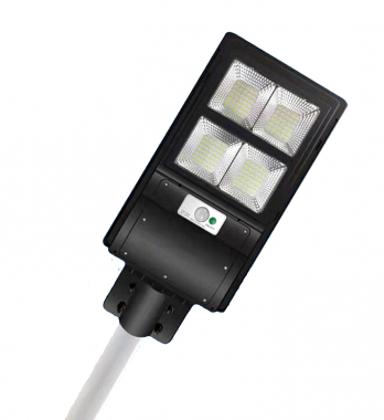 Ηλιακός Προβολέας Led 200W IP65 με Τηλεχειρισμό & Χρονοδιακόπτη Μαύρο