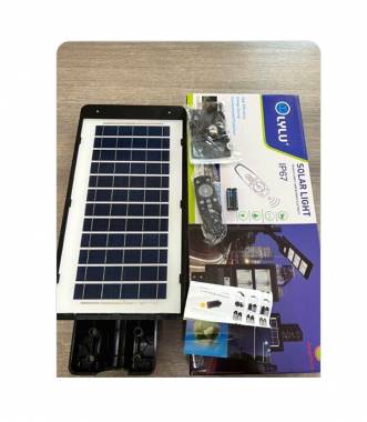 Ηλιακός Προβολέας Led 200W IP65 με Τηλεχειρισμό & Χρονοδιακόπτη Μαύρο