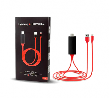 Καλώδιο Προβολής Οθόνης Iphone/Ipad se HDMI Τηλεόραση 2m