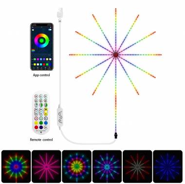 Led RGB Usb Bluetooth Αστέρι Τοίχου