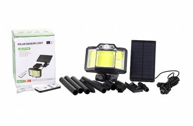 Ηλιακός Προβολέας Led 50w με Αισθητήρα Κίνησης & Καλώδιο 5m